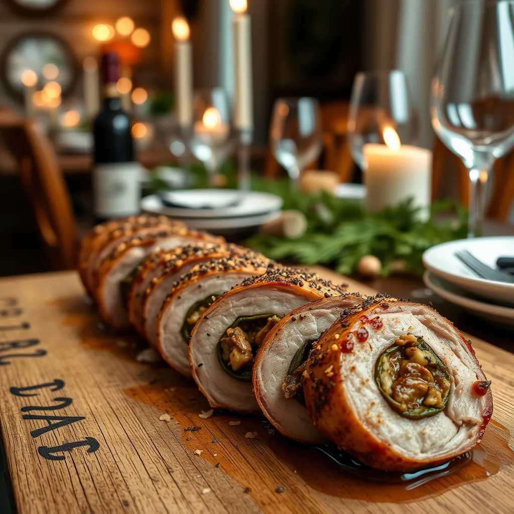 Przepis na polędwiczki wieprzowe nadziewane - wykwintne danie