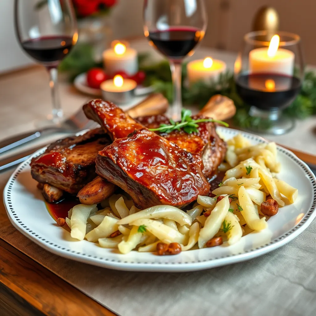 Przepis na żeberka w kapuście kiszonej - tradycyjny przepis na świąteczny obiad