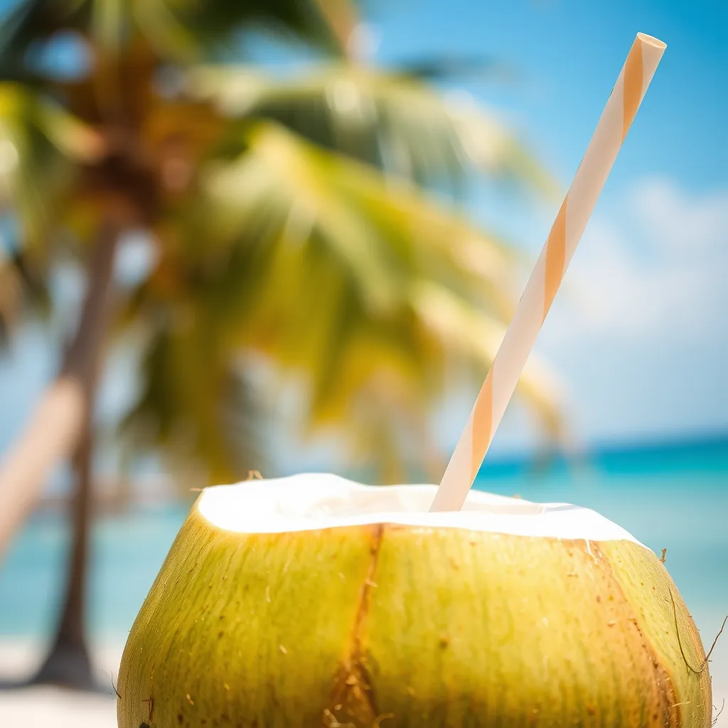 Woda kokosowa i jej wpływ na piękno skóry i włosów – prawda czy mit?