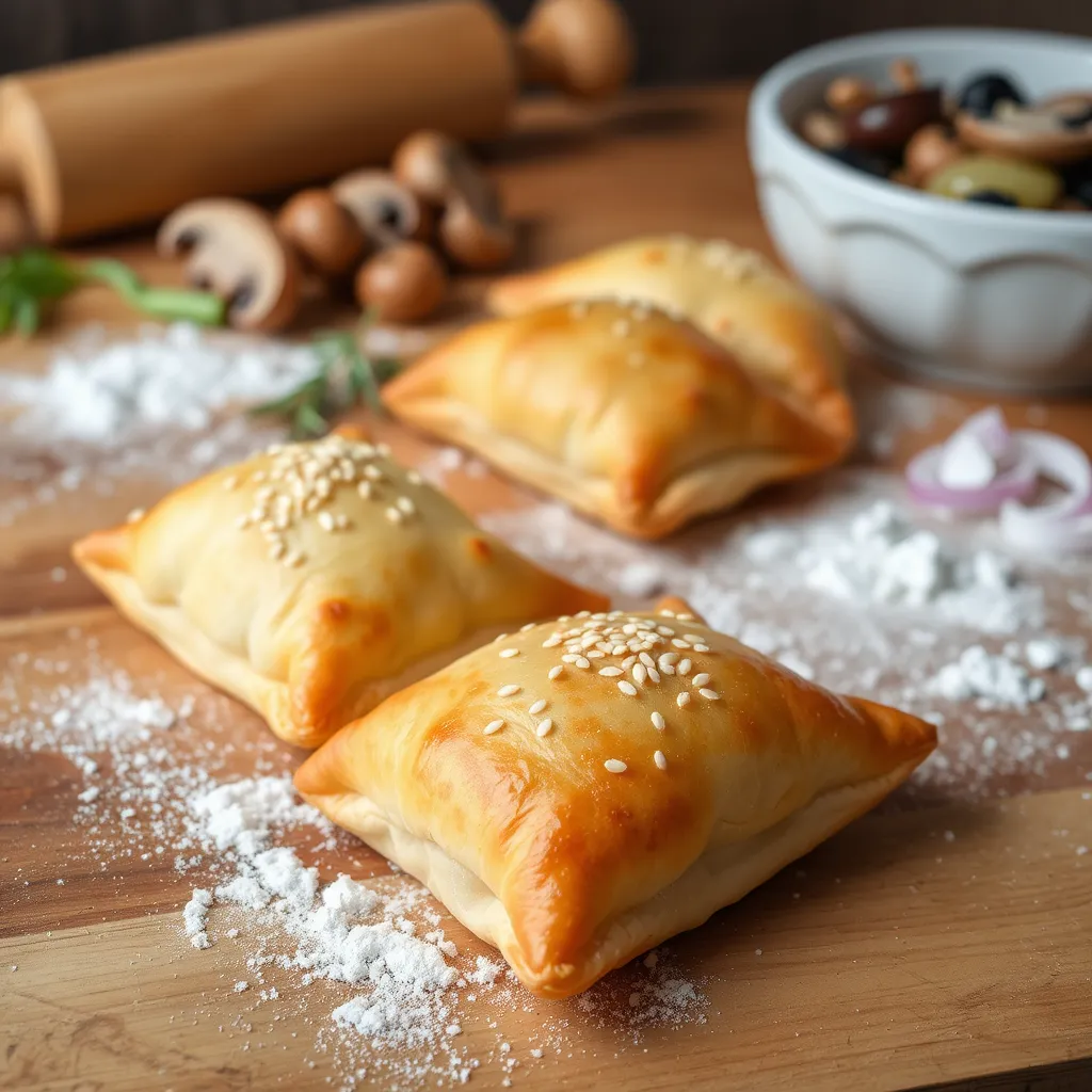 Przepis na paszteciki z ciasta francuskiego - szybka i smaczna przystawka