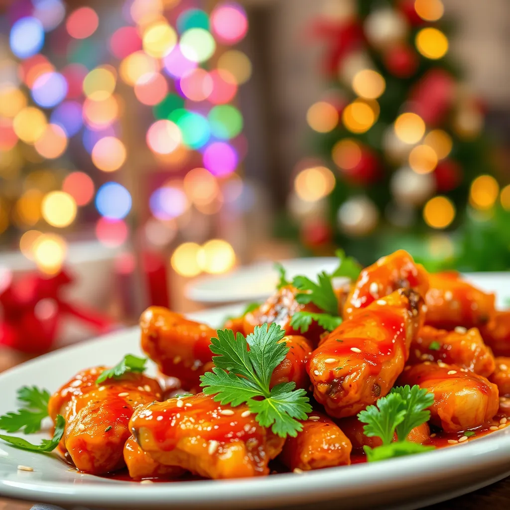 Przepis na kurczaka sriracha - pikantne danie na święta