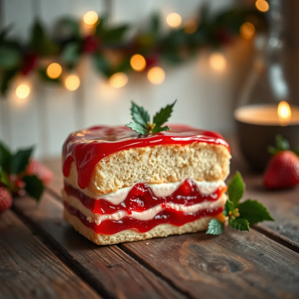 Przepis na tort z frużeliną truskawkową - słodka przyjemność na świąteczny stół