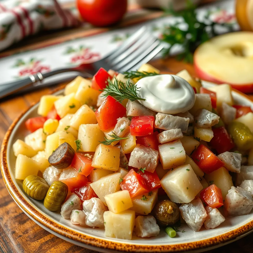 Przepis na tradycyjną sałatkę śledziową - wigilijny must-have