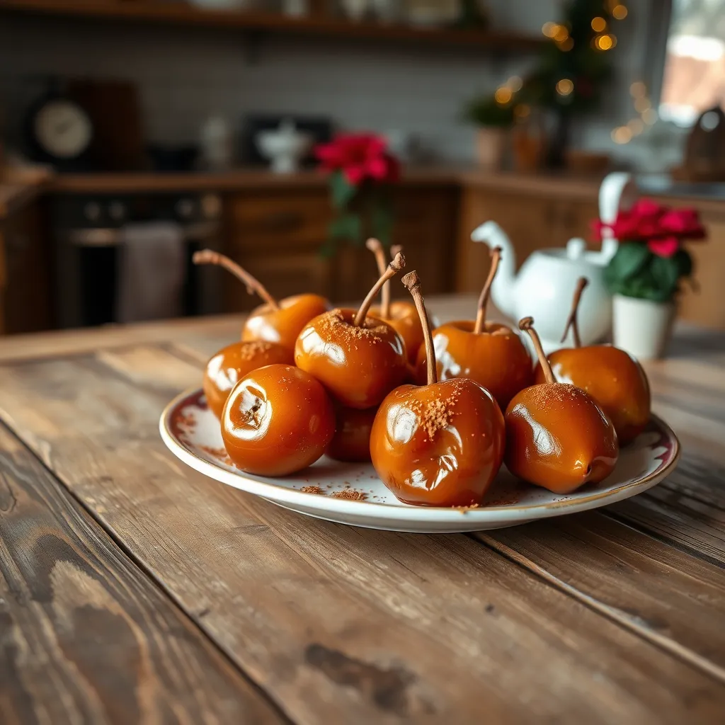 Przepis na rajskie jabłuszka kandyzowane - świąteczne smakołyki do zjedzenia