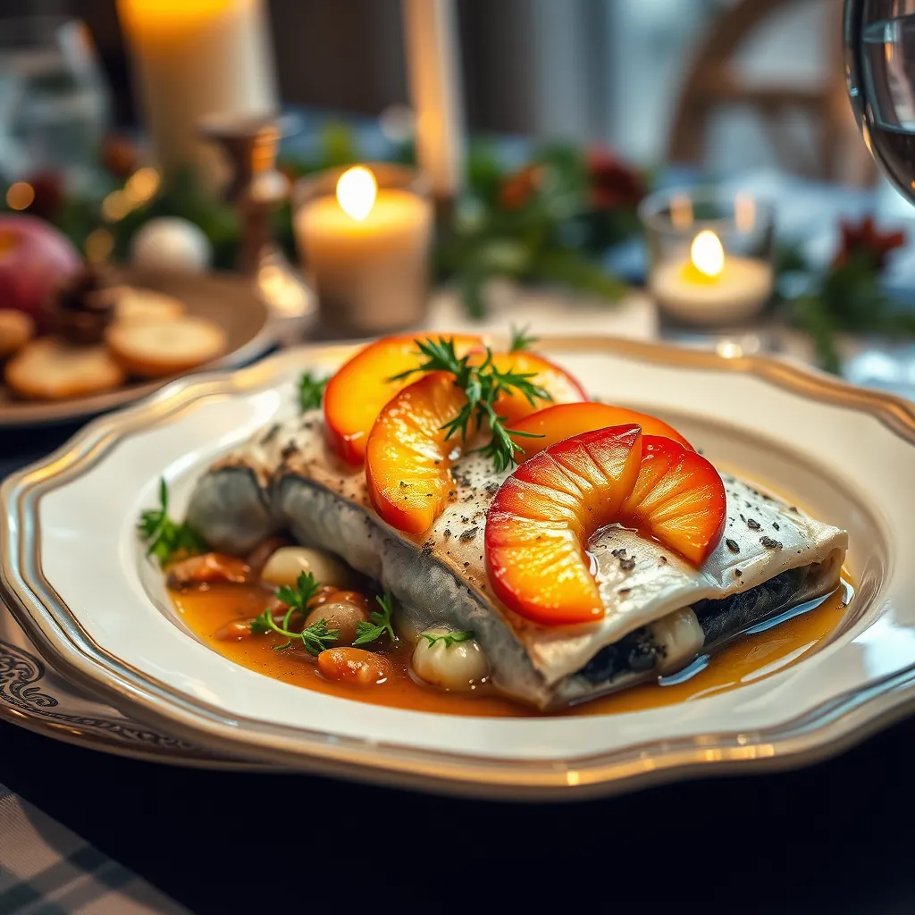 Przepis na rybę w brzoskwiniach - wyjątkowe danie na świąteczny stół