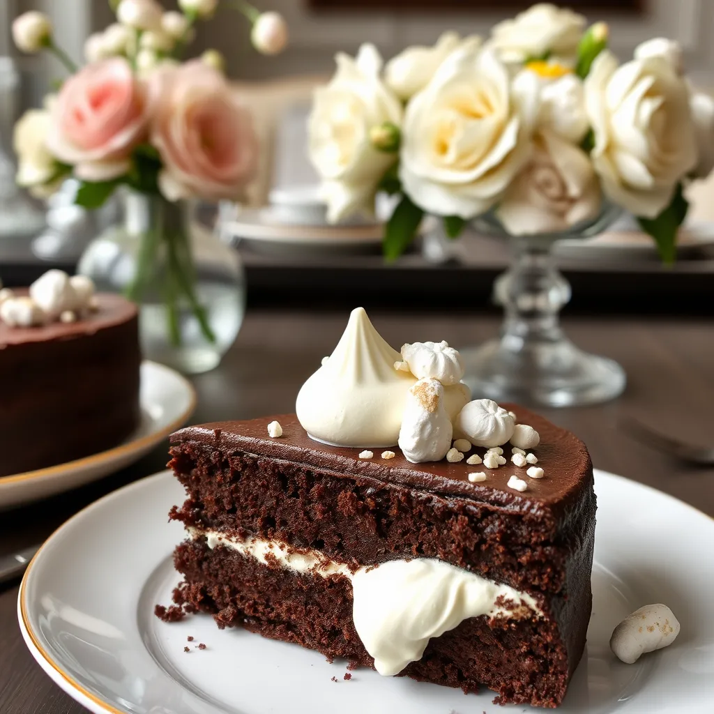 Przepis na ciasto czekoladowe z kremem mascarpone i bezami - deser, który zachwyci gości