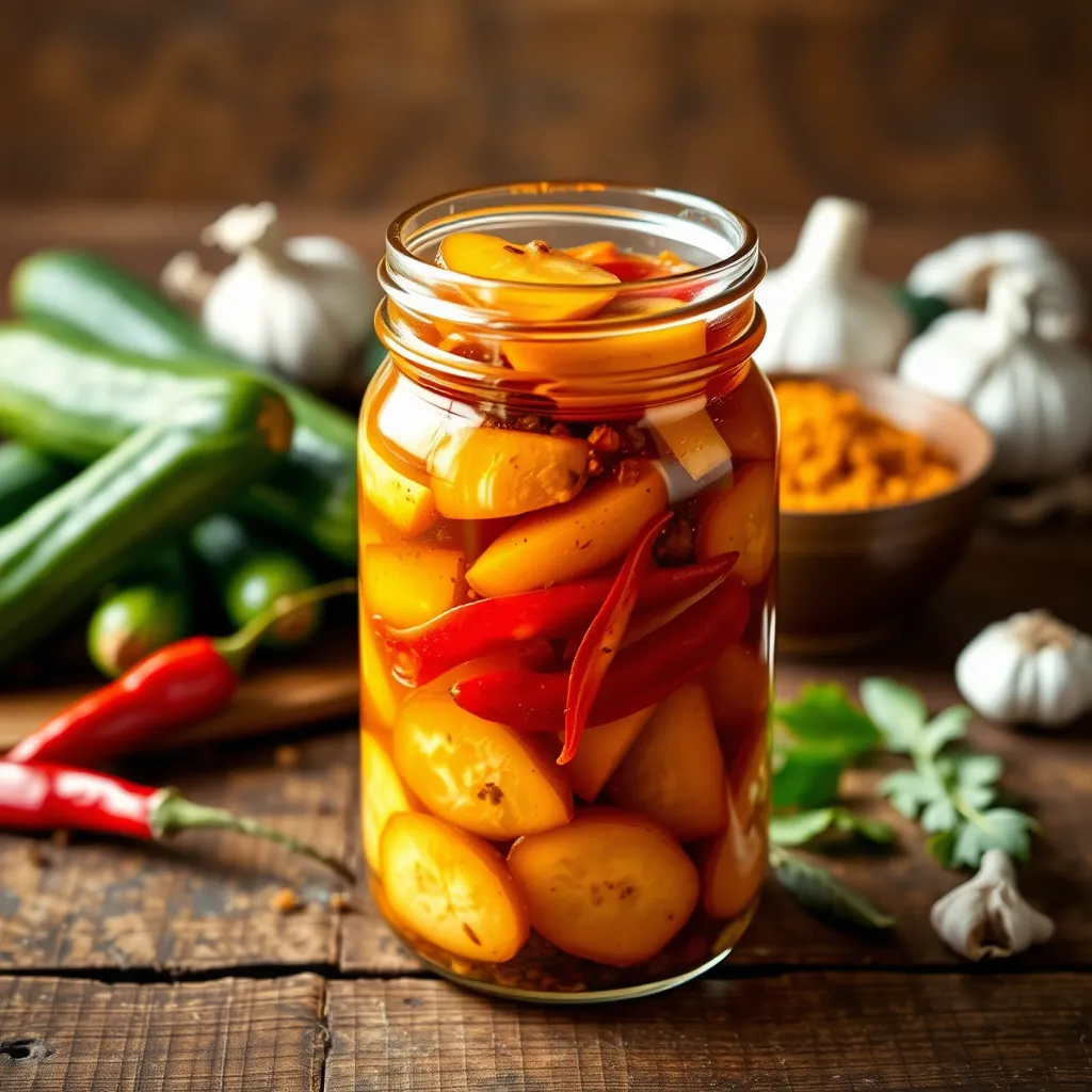 Przepis na pikle z curry - słodko-pikantne przysmaki na święta