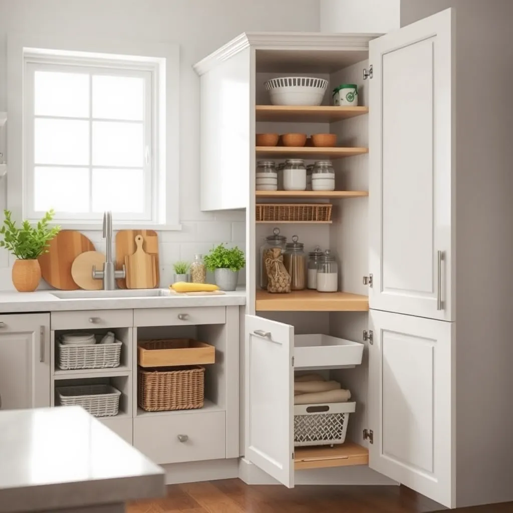 Kuchenne szafki i organizacja – jak stworzyć przestronny i funkcjonalny system przechowywania?