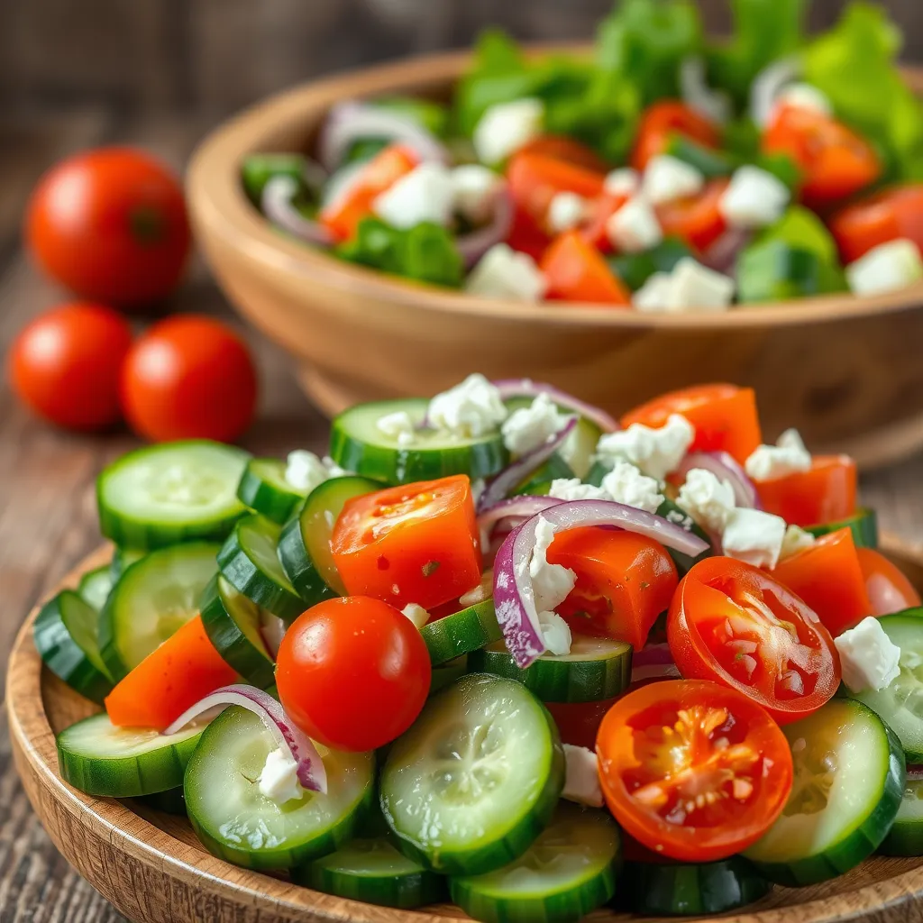 Przepis na sałatkę z ogórków - prosta i smaczna przystawka