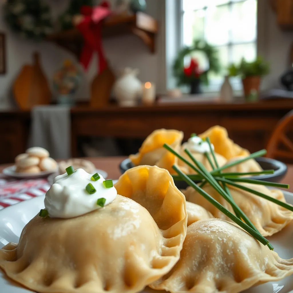 Przepis na pierogi z kaszą gryczaną i twarogiem - tradycyjna potrawa na święta