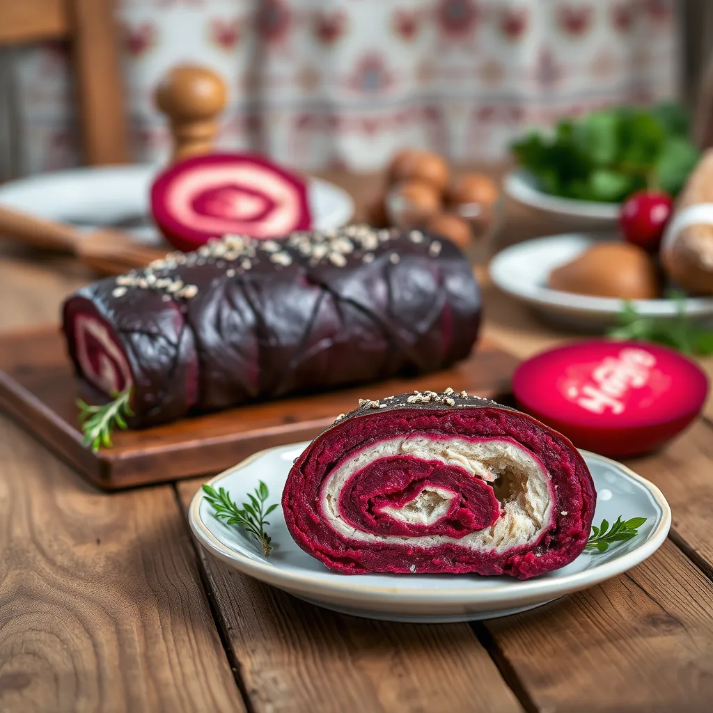 Przepis na roladę buraczkową ze śledziem - tradycyjne połączenie smaków