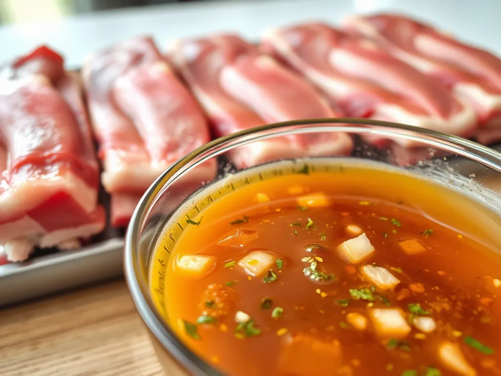 Marynata do żeberek z miodem – przepis