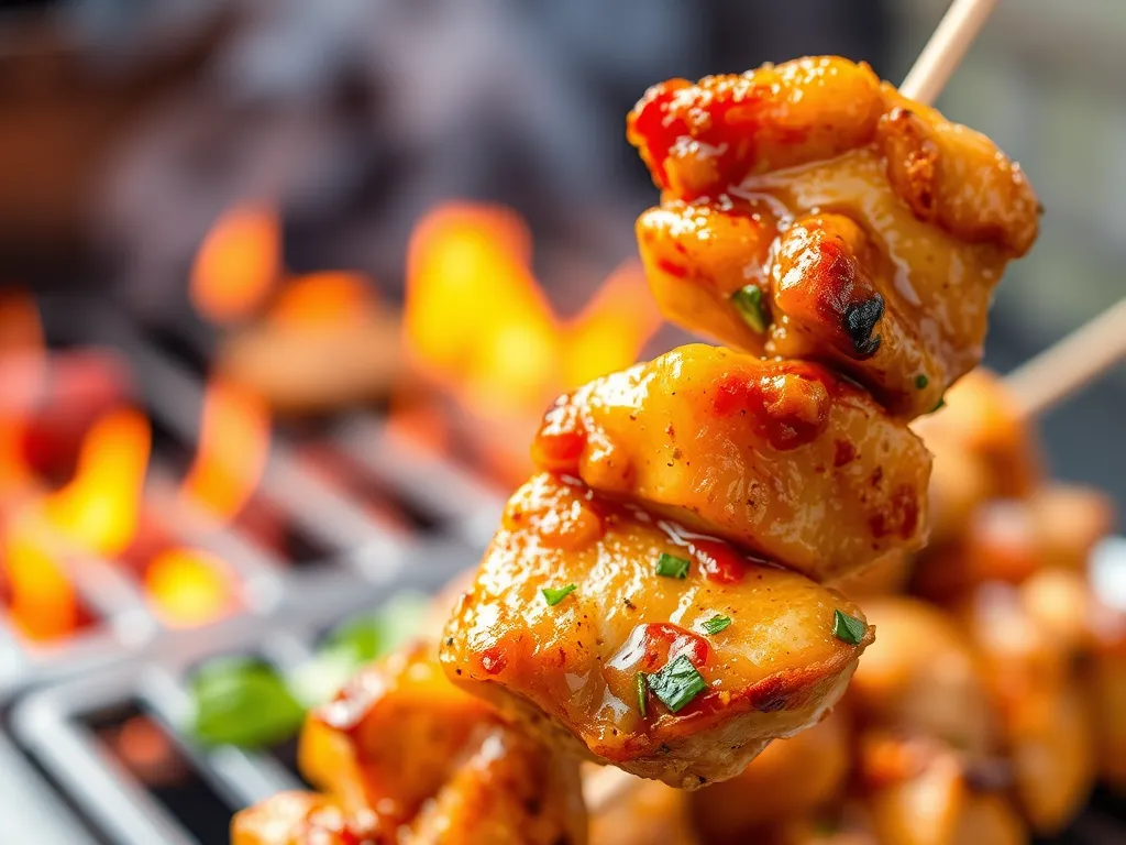 Marynata do kurczaka na szaszłyki – przepis