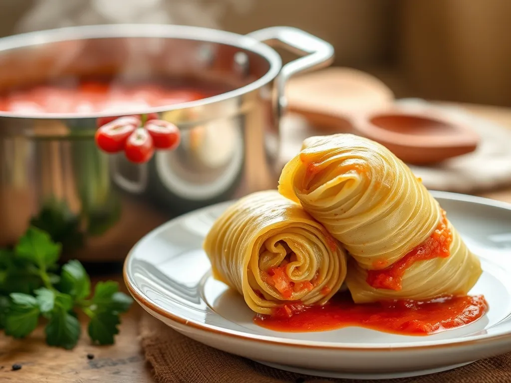 Przepis na gołąbki na 1kg mięsa: tradycyjny smak w Twojej kuchni