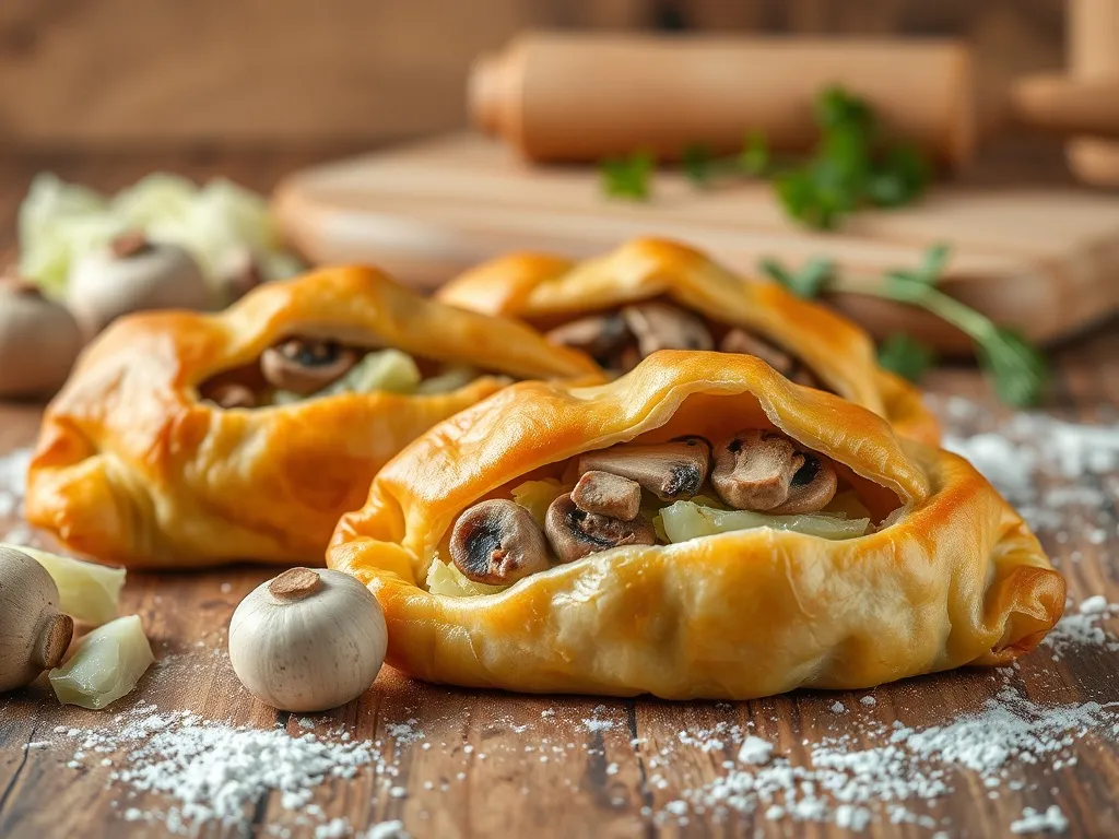 Jak zrobić paszteciki z kapustą i pieczarkami?