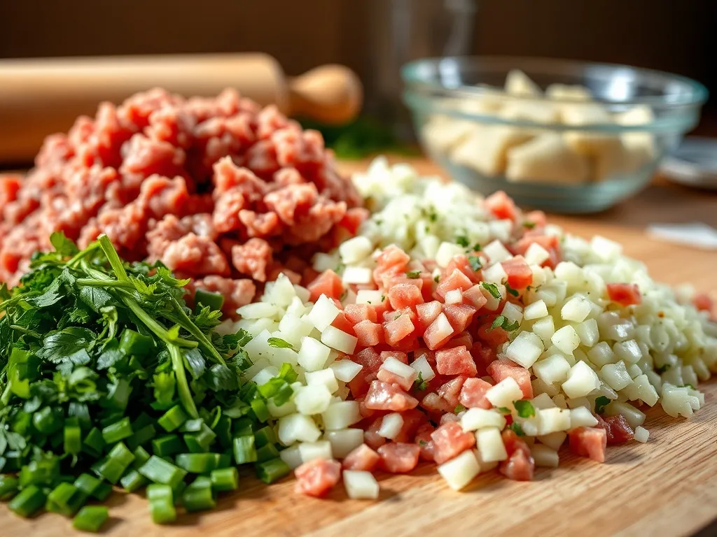 Jak zrobić farsz na pierogi z mięsem?