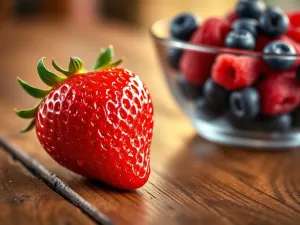 Truskawki na noc: Smaczny przysmak czy dietetyczny błąd przed snem?